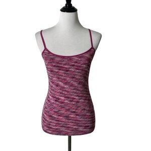 TART Workout Tank Top Sleeveless Cami Top Women Size‎ M Striped Layering